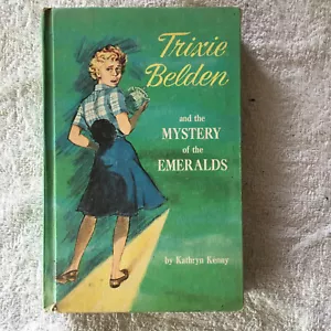 Trixie Belden and the Mystery of the Emeralds Kathryn Kenny Hardback 1965 - Picture 1 of 7
