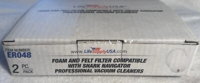 2-pk Filtros Shark Navigator NV60 NV70 NV71 NV80 Rotator Foto 1 de 2