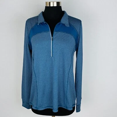 Xersion Athletic Top Womens Slim Fit 1/2 Zip Mock Neck Exercise M - Image 1 of 4
