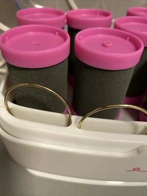 Conair больше большие кудри Hot 11 роликов Jumbo волос электрический с 6 штифтами! Протестировано - Изображение 1 из 4