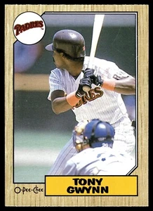 1987 O-Pee-Chee Baseball #198 Tony Gwynn EX/NM OPC San Diego Padres - Foto 1 di 2