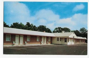 Groton Connecticut Colonial Motel Rte 95 Vintage Postcard - Bild 1 von 2