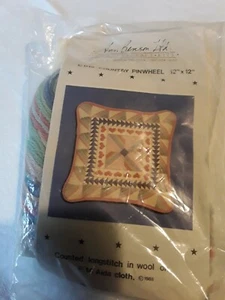 Ann Benson Counted Long stitch in Wool Country Pinwheel - Picture 1 of 3