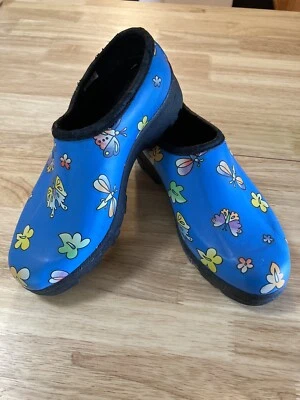 Ranger Ladybug Mujer’s Botas de Lluvia Jardín Talla 6 Azul Mariposas Foto 1 de 4
