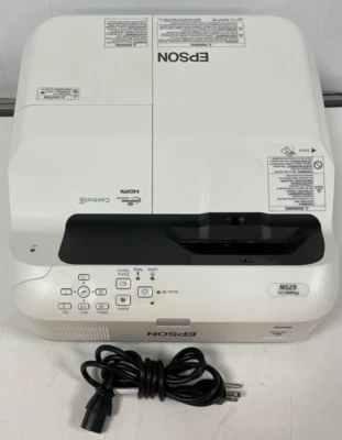 Epson PowerLite  PROJECTER 675W 37 HOURS REMOTE AND POWER CORD INCLUDED - Image 1 of 4