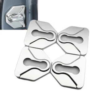 4x Silver Aluminum Door Latch Striker Cover Fits 13-26 Crosstrek XV - Picture 1 of 3