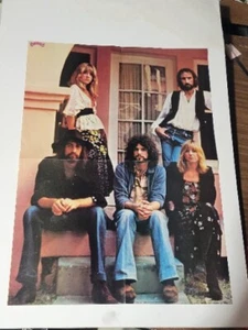 VINTAGE 1977 BANANEN MAGAZIN FLEETWOOD MAC AUSKLAPPPOSTER GERÜCHTE ALBUM-ÄRA  - Bild 1 von 1