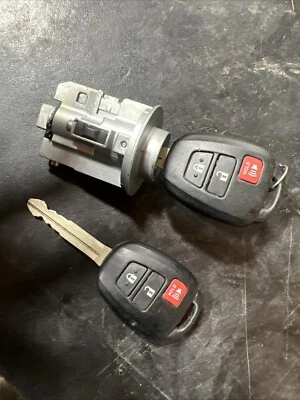 ПОДЛИННЫЙ 2013-18 TOYOTA RAV4 РУЛЕВОЕ ЗАЖИГАНИЕ ПЕРЕКЛЮЧАТЕЛЬ ЗАМОК - Изображение 1 из 4