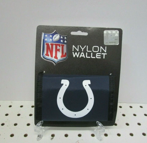 Brand New NFL Indianapolis Colts Full Size Nylon Helmet Logo  Trifold Wallet Cover