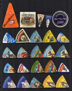 Cheese labels all different varieties ettiquette Fromage formaggio Kase #763 - Picture 1 of 1