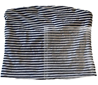John Galt Brandy Melville Blue & White Stripe Halter Mini Top Size XSmall/Small - Image 1 of 4
