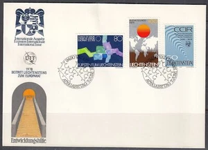 Liechtenstein Scott 668-70 FDC - Various Organizations - Picture 1 of 1