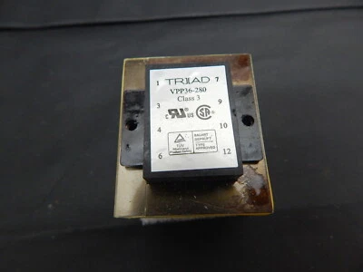 TRIAD VPP36-280 230/115VAC A 36V CT 0.28A, 18V 0.56A 10VA TRANSFORMADOR MONTAJE PC Foto 1 de 4