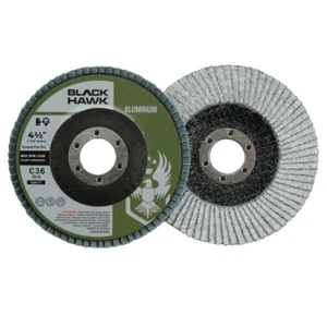 50 Pack - 4.5" x 7/8" BHA 60 Grit Stearate Coated Flap Discs for Aluminum T27 - Picture 1 of 7