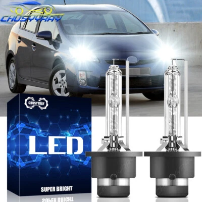 Stock de bombillas de faros de xenón HID para Prius 2006-2009 juego de luces bajas y altas 2 Foto 1 de 4