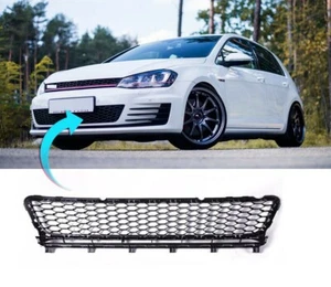 Fits VW Golf Mk7 Gti Gtd 2013-2016 Front Bumper Lower Centre Grille No ACC Hole - Picture 1 of 8