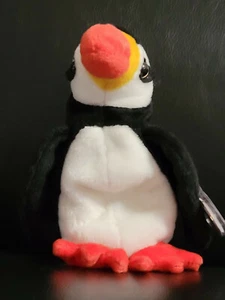 RARE BEANIE BABIES PUFFER THE PUFFIN BIRD 1997 NWT ERRORS RETIRED ORIGINAL OWNER - Picture 1 of 10