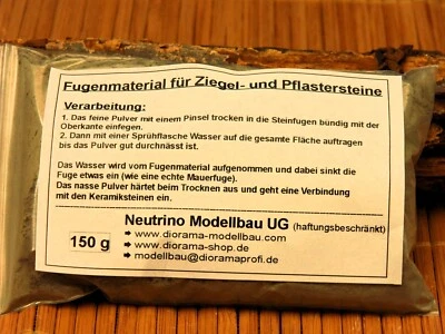 Diorama Modellbau Zubehör Fugenmaterial grau 150 g - Bild 1 von 2