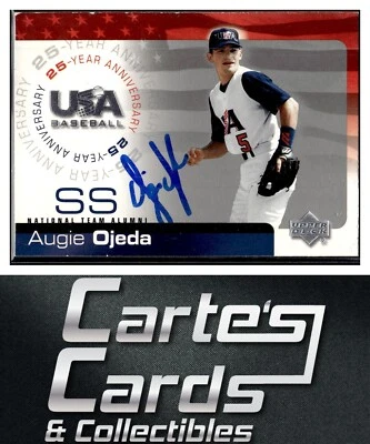 Augie Ojeda 2004  Upper Deck USA 25th Anniversary #138 TTM/IP Signed Autographed - Image 1 of 2