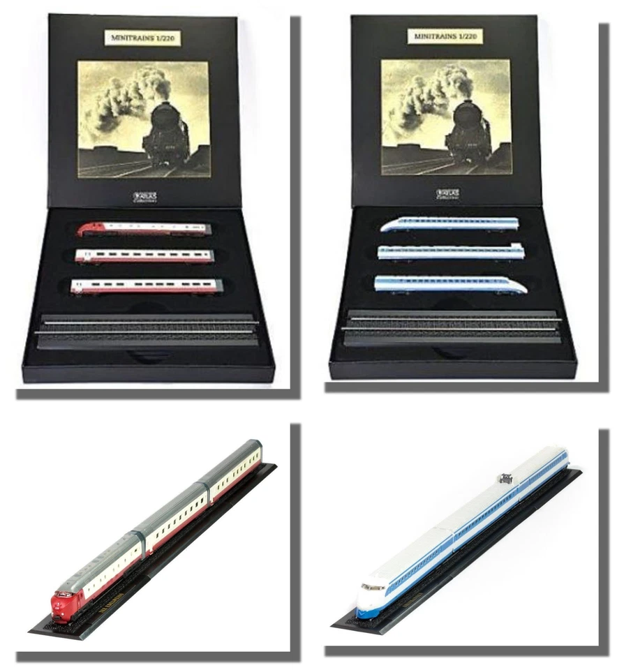 Tee Edelweiss + Shinkansen, 2 Great Trains Set  Z guage 1/220 scale Brand New - Image 1 of 1