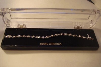 PULSERA CIRCONITA CÚBICA 7"" Foto 1 de 2