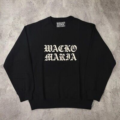 WACKO MARIA × PULP FICTION SWEAT SHIRT Size: XXL Black Men WACKO MARIA × PULP FICTION SWEAT SHIRT Size: XXL Black Men