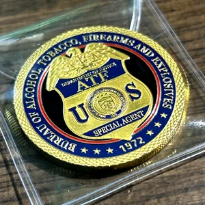 Moneda Desafío Agente Especial ATF BUREAU OF ALCOHOL TOBACCO & FIREARMS - Imagen 1 de 6