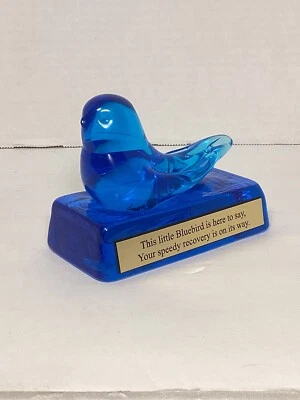 Bluebird of Happiness firmado 2001 con placa Foto 1 de 4