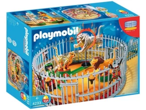 Playmobil 4233 Tiger Leopard Circus Cage Animal Ring Trainer Figure NEW SEALED - Picture 1 of 1