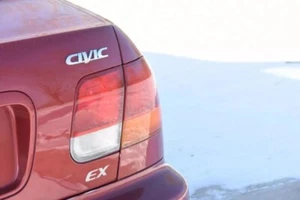 For 1996-2000 Civic Rear Trunk Lid Chrome Letter Logo Badge Emblem Sport - Picture 1 of 2