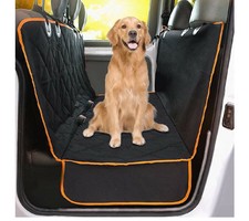 meekPet Dog Black Seat Cover Dog Car Seat Cover for Pets Waterproof Pet Seat.