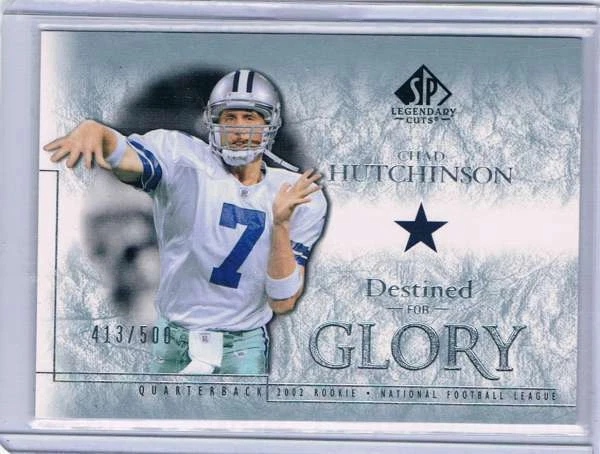 2002 SP Legendary Cuts #126 Chad Hutchinson /500  - Image 1 of 1