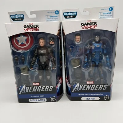 Marvel Legends Gamerverse Stealth Captain America & Atmosphere Armor Iron Man - Изображение 1 из 4