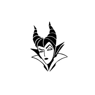 Maleficent Decal sticker for Laptop Macbook iPad Car Window SUV Wall Art Helmet - Image 1 of 4