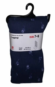 Brand New- Uniqlo Floral Stretch Leggings Girls (Size 7-8) - Picture 1 of 6