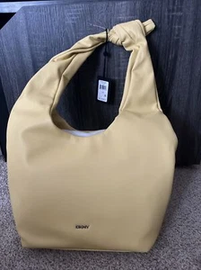 DKNY Soft Sophie Hobo Handbag Yellow MSRP 198 - Picture 1 of 3