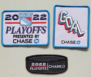 New York Rangers/Chase 2022 Playoffs Patches - Rare 
