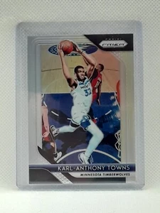 Karl-Anthony Towns 2018-19 Prizm NBA - SILVER #107 - Minnesota Timberwolves - Picture 1 of 2