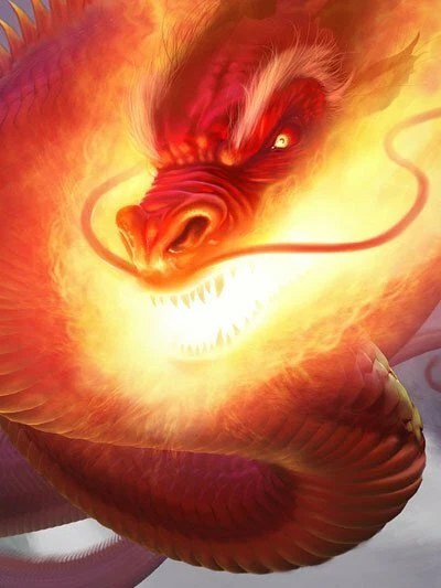 Art Deck Protector Card Sleeves Inferno Dragon 7060l Fir Max Protection 50 Count