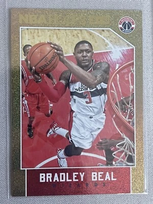 2015-16 Panini NBA Hoops Gold Parallel Bradley Beal Washington Wizards No. 7 - Image 1 of 2