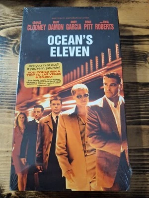 Ocean's Eleven - VHS Movie George Clooney Brand New Sealed Foto 1 de 3