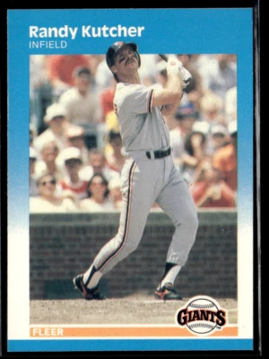 1987 Fleer Glossy - #276 Randy Kutcher (RC) - Image 1 of 2