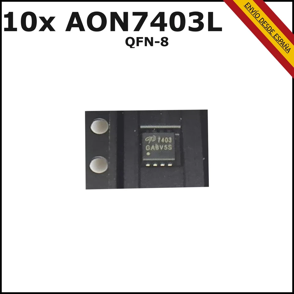 10x AON7403L AON7403 AO7403 7403 MOSFET 30V 11A QFN-8 NEW NUEVO - Imagen 1 de 1