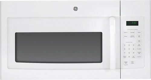 GE JVM3160DFWW 1.6 Cu. Ft. White Over-the-Range Microwave