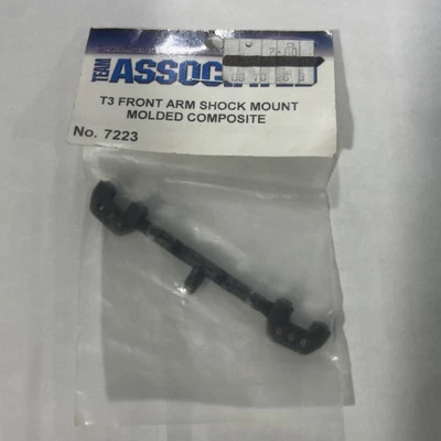 Team Associated #7223 T3 Front Arm Shock Mount Molded Composite NIP - Image 1 of 2