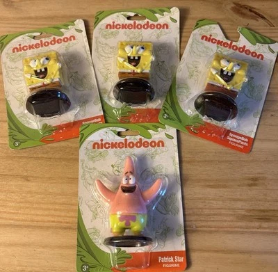 Lote Bob Esponja Pantalones Cuadrados Patrick Star Cake Topper Juguete/Figura Set, 2.75" NUEVO Foto 1 de 4