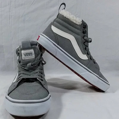 Vans Filmore Hi Van-Off The Wall-Women's High Top Trainer Shoe-Drizzle/Wht-NIB - Image 1 of 4