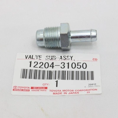Válvula PCV genuina Toyota Lexus OEM 12204-31040 LS430 GS300 GS400 SC400 98-05 Foto 1 de 4