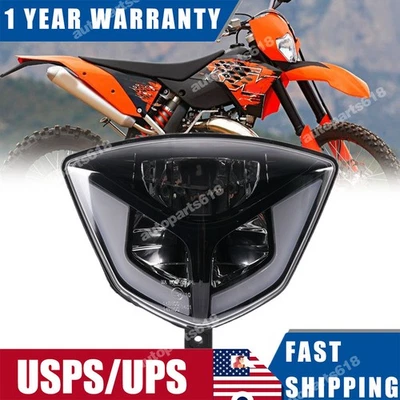 Светодиодные фары дневного света лампы для KTM 125 200 250 300 400 450 525 EXCF 2005-2007 - Изображение 1 из 4