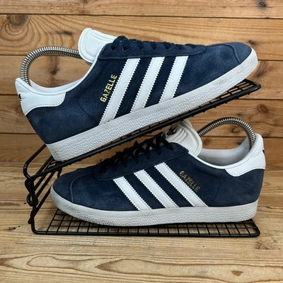 Adidas Trainers Womens Size UK 6 Gazelle Navy White Suede Originals Shoes OG - Image 1 of 4
